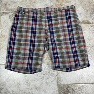Polo Ralph Lauren Shorts Mens 40 Plaid India Madras Vintage Board Lined